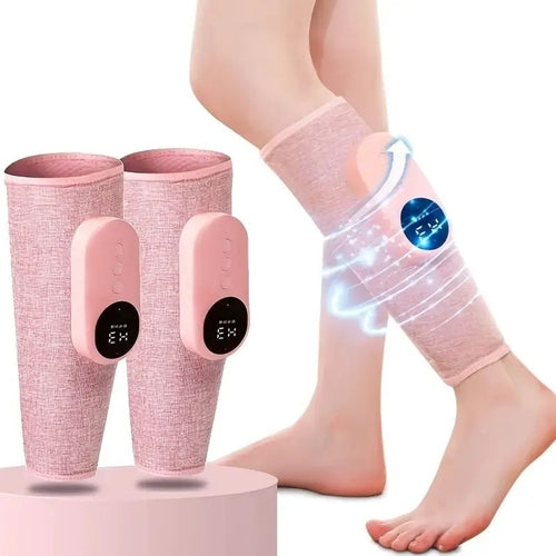 USB-Powered Leg & Calf Massager – 3 Speed Levels + Heat Therapy for