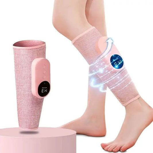 USB-Powered Leg & Calf Massager – 3 Speed Levels + Heat Therapy for