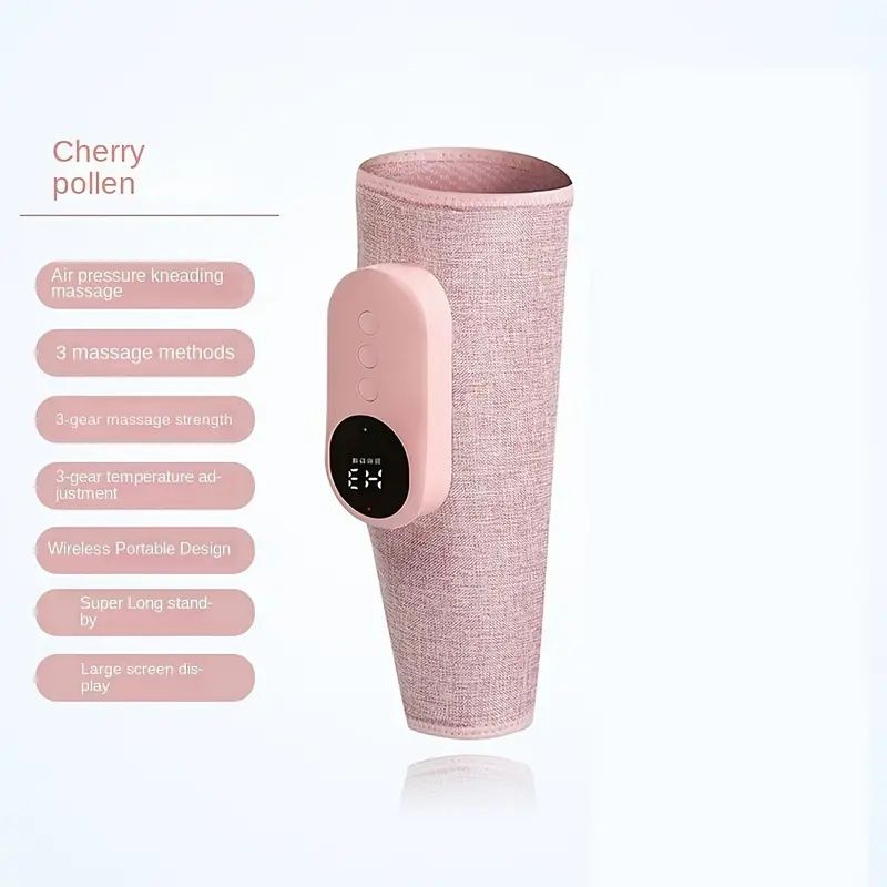 USB-Powered Leg & Calf Massager – 3 Speed Levels + Heat Therapy for