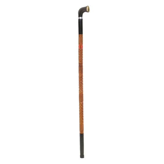 Wooden Walking Stick Black Handle Lightweight