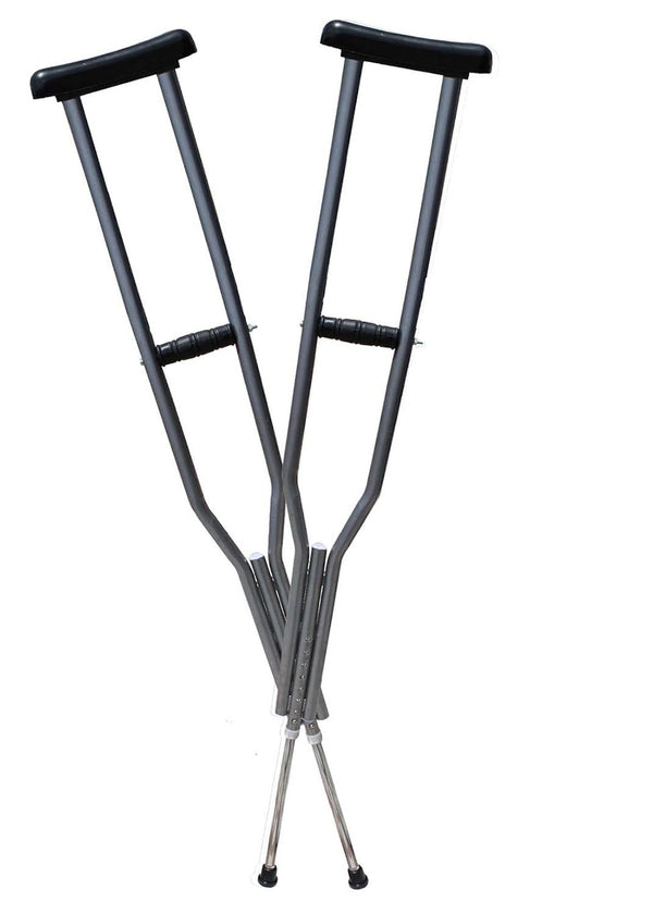 Under Arm Adjustable Auxiliary Crutch Pair